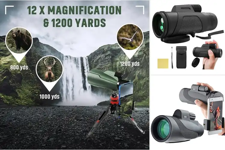 Detailed view of Best 12X Magnification Monocular For Long Range Viewing