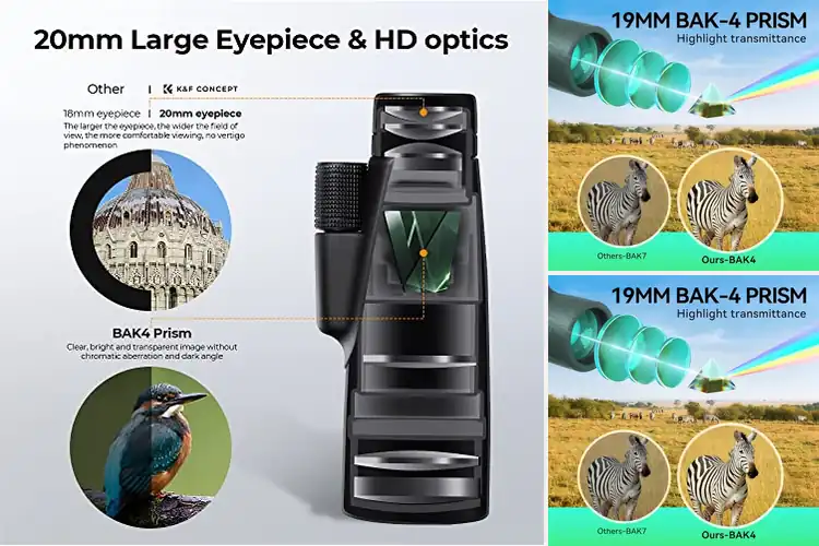 Detailed view of Best 12×50 HD Monoculars: Clearer Views for Every Adventure