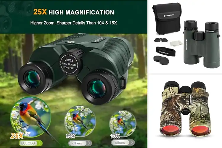 Detailed view of Best 168 Yard Field Binoculars For Wide View
