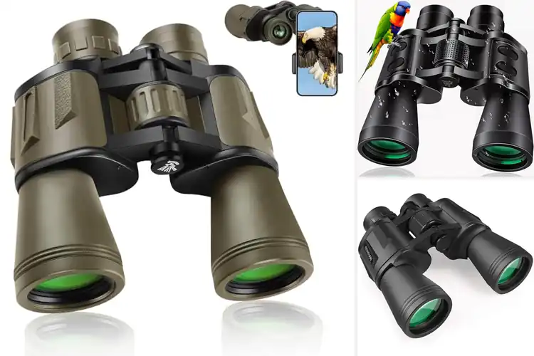 Detailed view of Best 20×50 Binoculars For Bird Watching