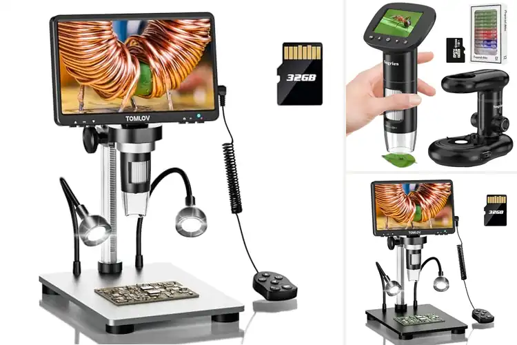 Detailed view of Best 32GB SD Card Included Microscope