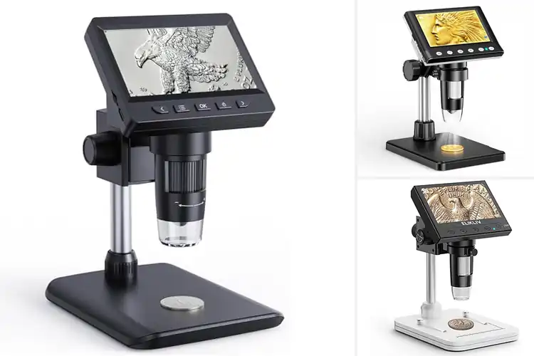 Detailed view of Best 4.3 Inch LCD Display Coin Microscope
