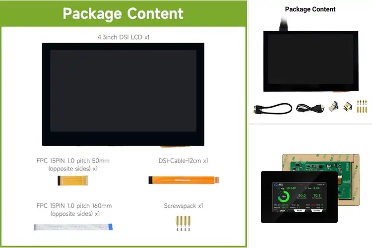 Detailed view of Best 4.3Inch LCD Display