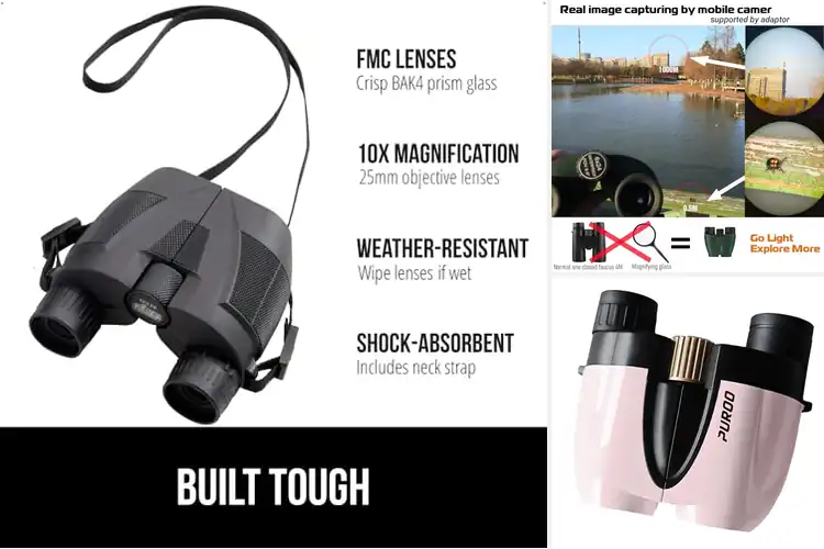 Detailed view of Best Adjustable Eyecup Binoculars For Glasses