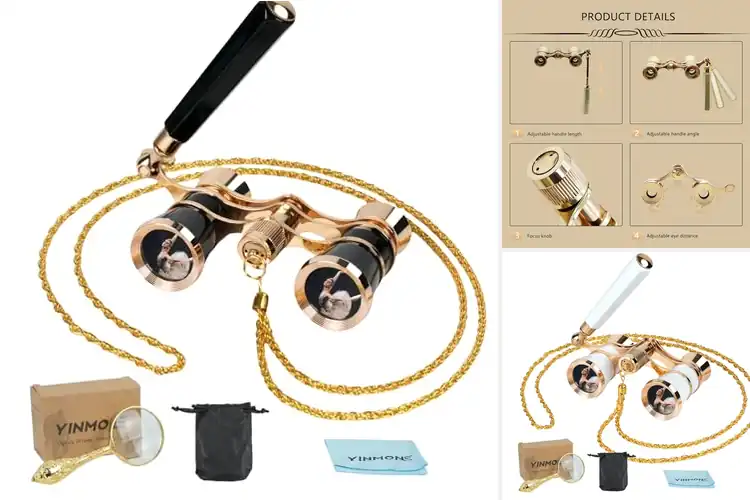 Detailed view of Best Adjustable Handle Opera Glasses