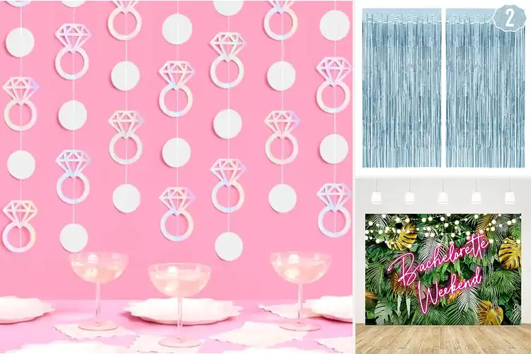 Detailed view of Best Bachelorette Party Backdrops for Stunning Photos