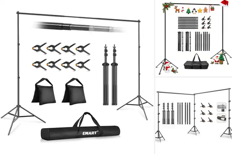 Detailed view of Best Backdrop Stands for Video Shooting