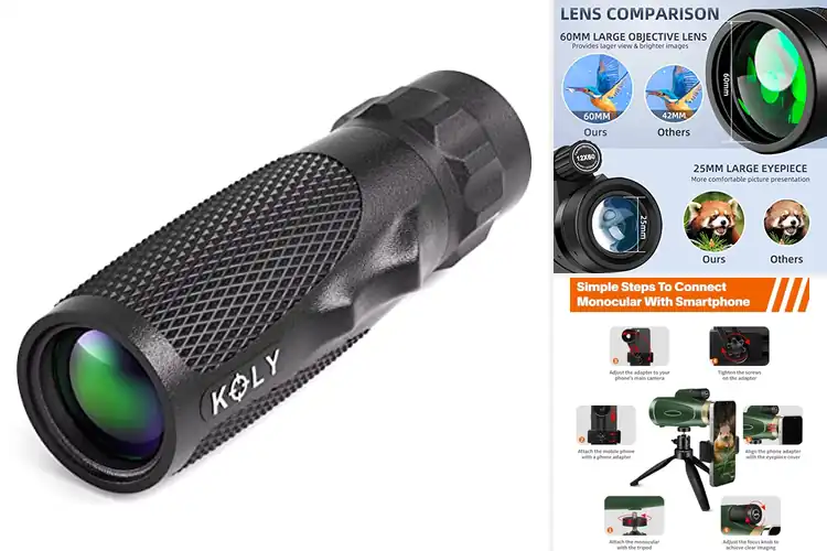 Detailed view of Best BAK4 Prism Monocular: Top Picks for Stunning Views