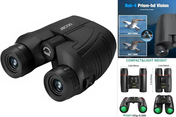 Detailed view of Best Binoculars For Birds Watching 12×25