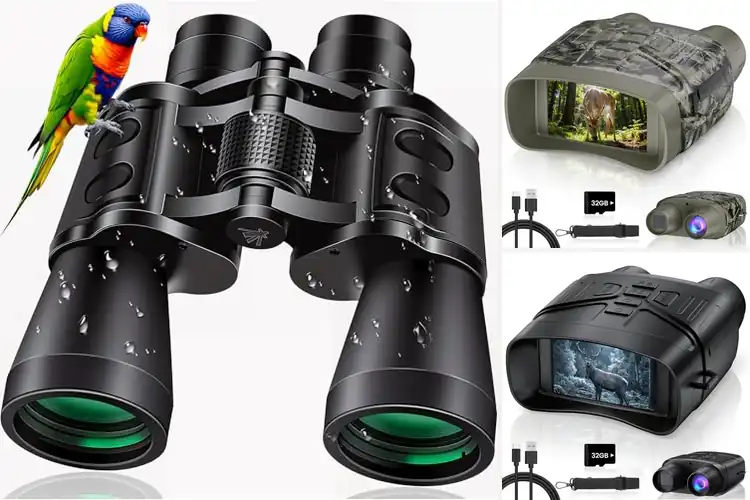 Detailed view of best binoculars for wildlife observation
