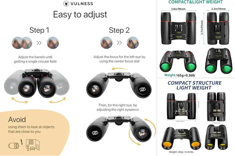 Detailed view of Best Compact Binoculars For Travels