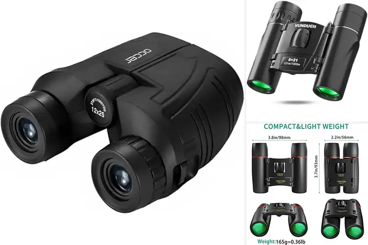 Detailed view of Best Compact Lightweight Binoculars