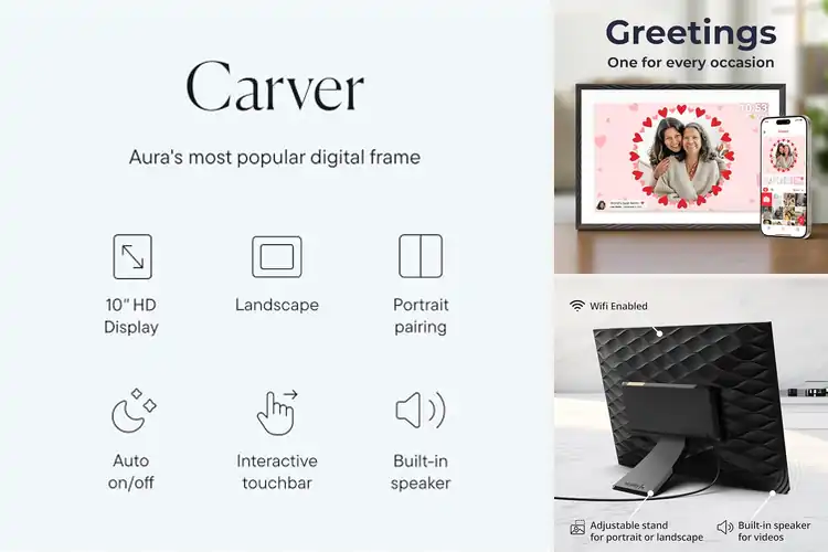 Detailed view of Best Digital Picture Frames For Gifting