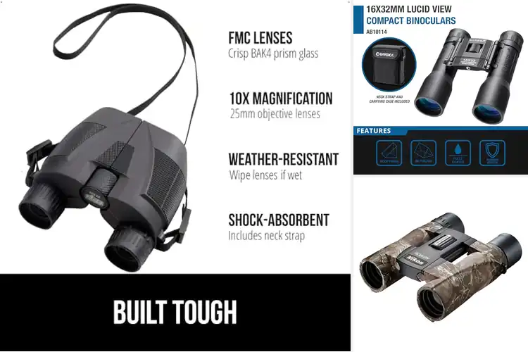 Detailed view of Best Dual Rubber Grips Binoculars