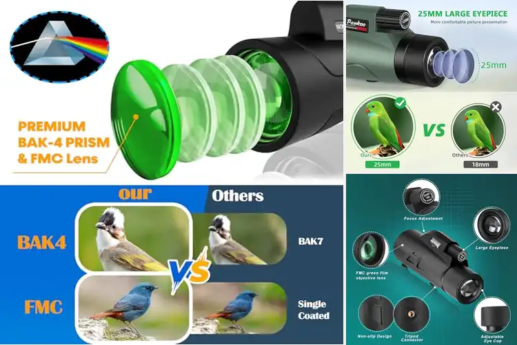 Detailed view of Best HD Monoculars With Phone Adapters