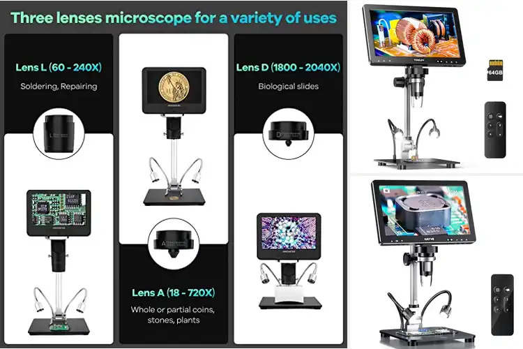 Detailed view of Best HDMI Output Digital Microscope