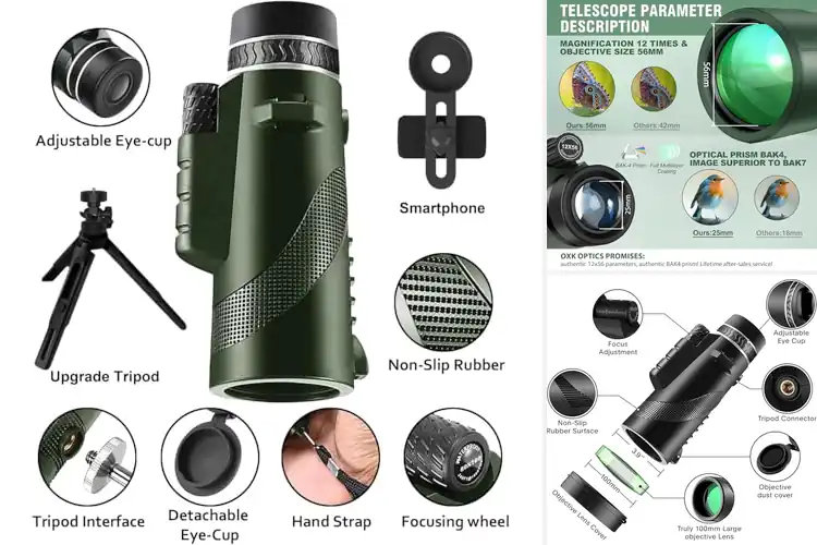 Detailed view of Best High Power Monocular For Hiking