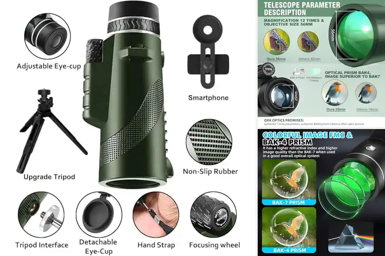 Detailed view of Best High Power Monocular Telescopes