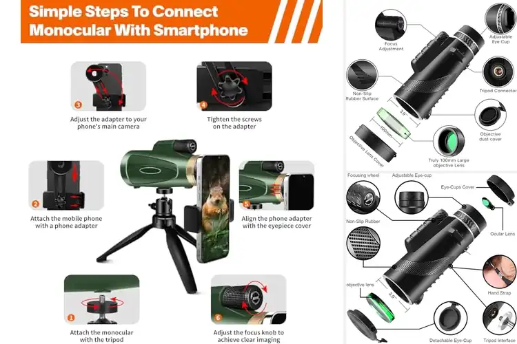 Detailed view of Best High Powered Monoculars