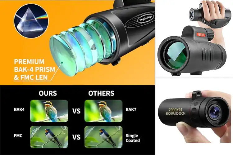 Detailed view of Best Hiking Monoculars: Top 10 Picks for Clear Outdoor Views