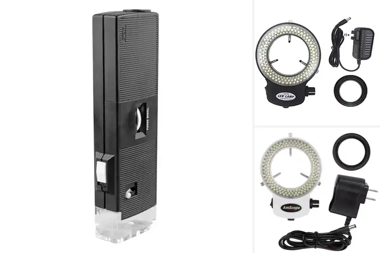 Detailed view of Best LED Illumination Microscope