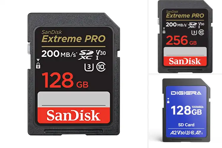 Detailed view of Best Memory Card Recording Photos Videos