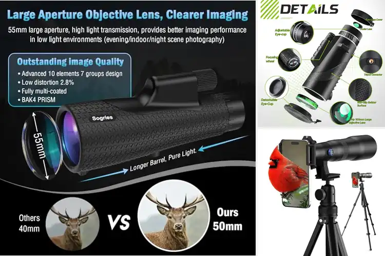 Detailed view of Best Monoculars for Photography