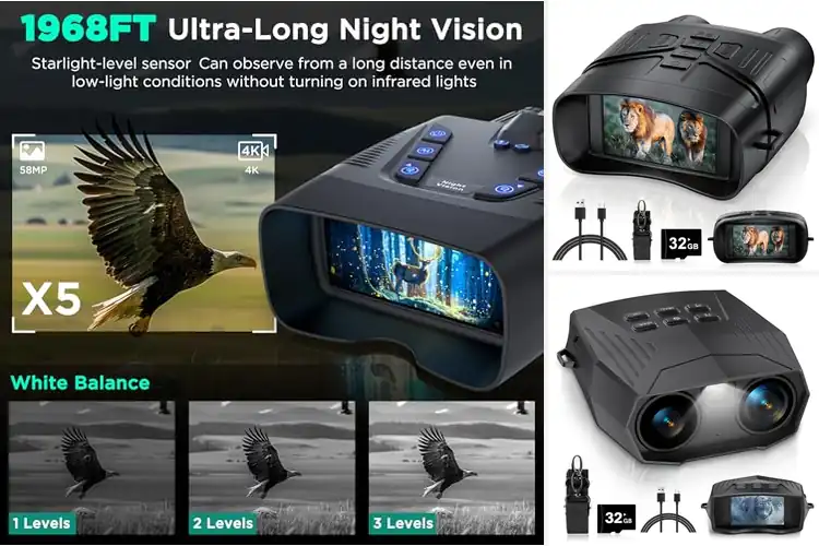 Detailed view of Best Night Vision Binoculars