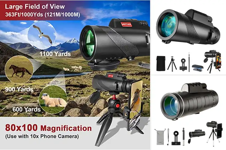 Detailed view of Best One Handed Monocular For Outdoor Observation