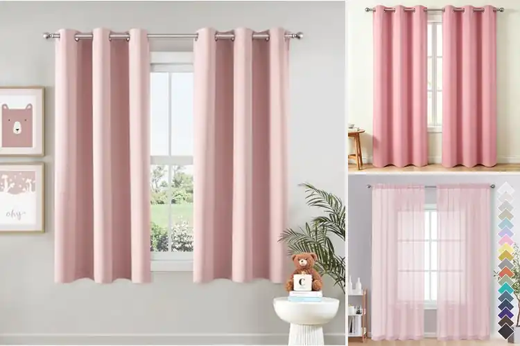 Detailed view of Best Pink Curtains