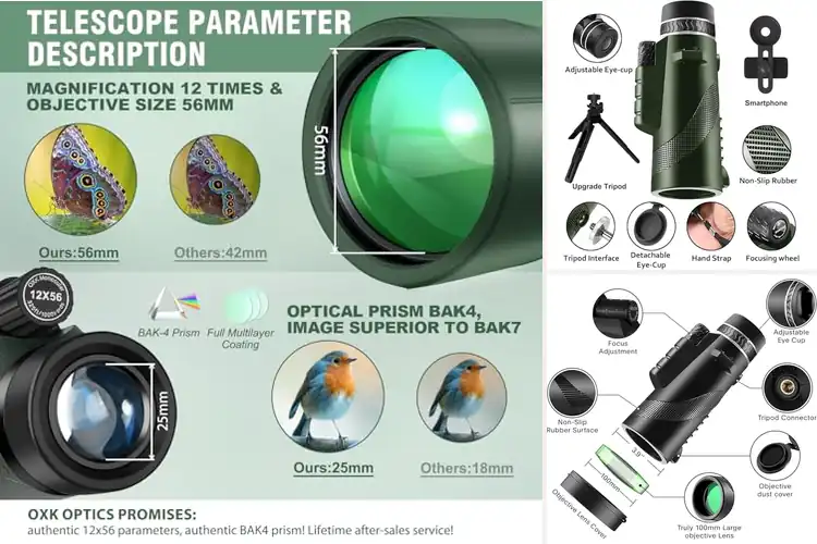 Detailed view of Best Portable High Power Monoculars