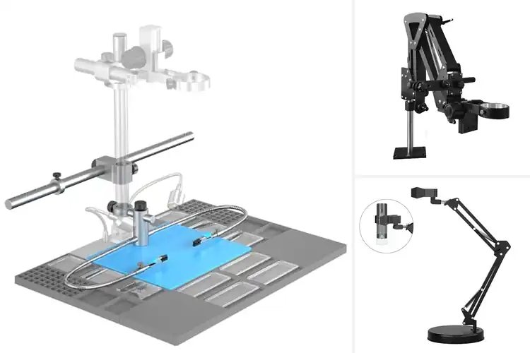 Detailed view of Best Pro Boom Arm Stand Microscope