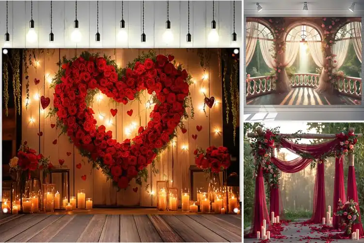Detailed view of Best Romantic Backdrops for Sweet, Heartfelt Moments