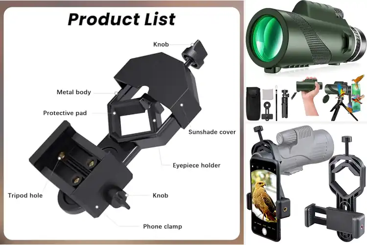 Detailed view of Best Smartphone Adapter Monoculars