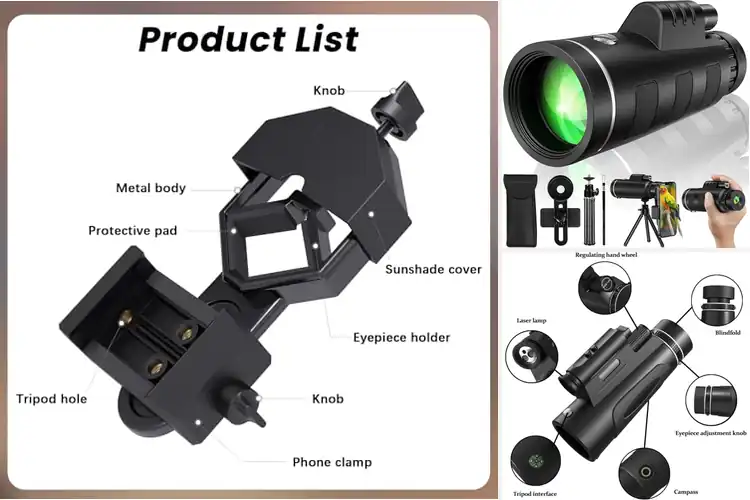 Detailed view of Best Smartphone-Compatible Monoculars