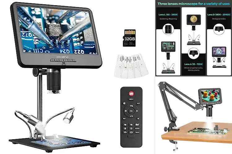 Detailed view of Best Soldering Microscope For Electronics Repair