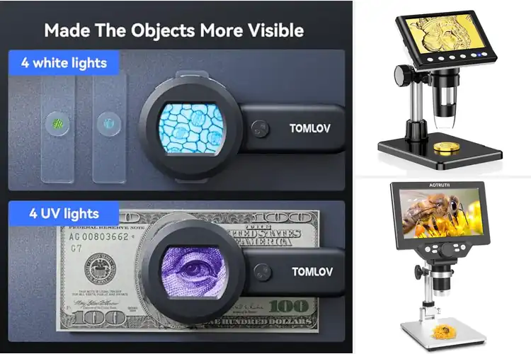 Detailed view of Best Stamp Collector Microscopes