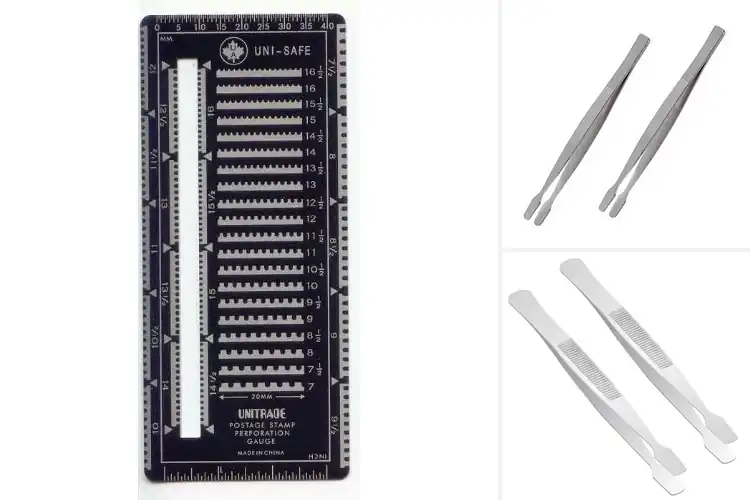 Detailed view of Best Stamp Collectors Tools