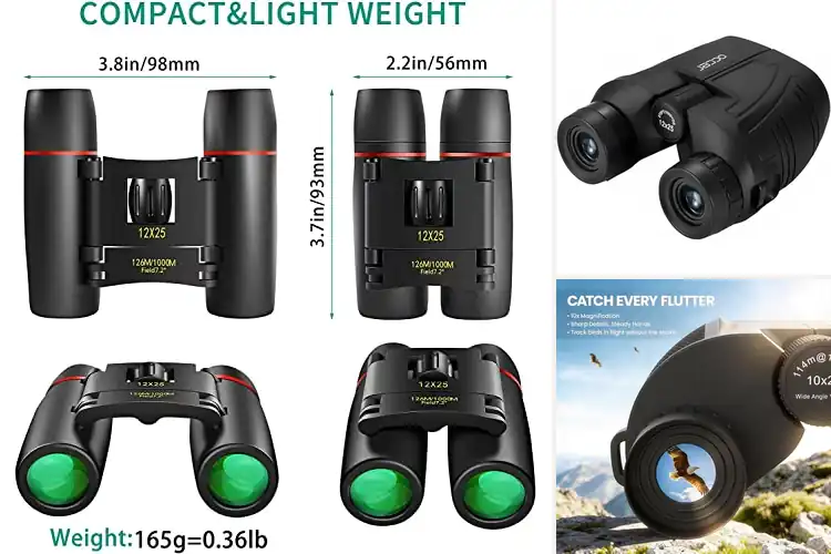 Detailed view of Best Travel Binoculars Compact