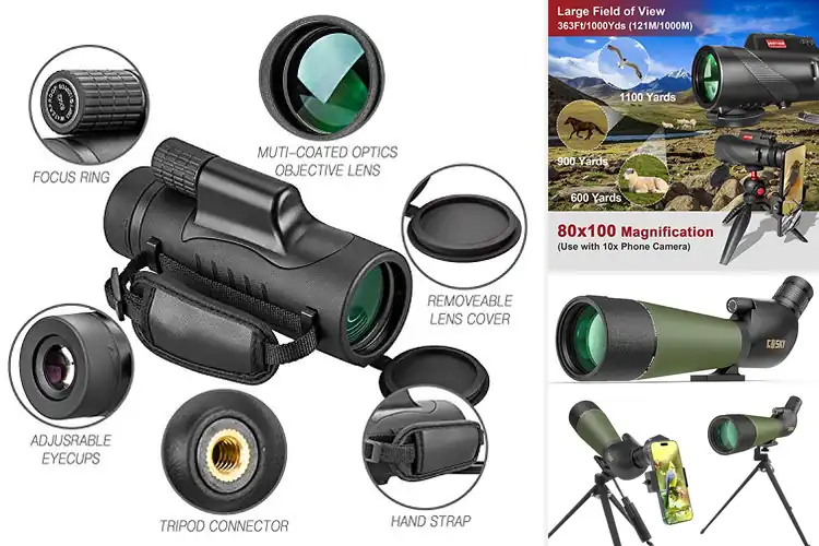 Detailed view of Best Wildlife Watching Equipment